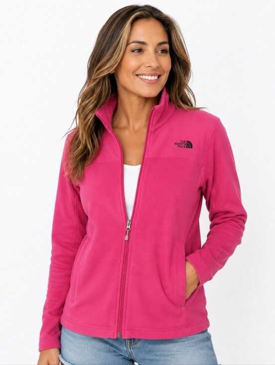 The North Face Jackets & Blazers - The North Face Women’s Medium Pink Full Zip Fleece Soft Shell Jacket Coat M